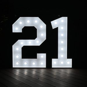Light Up Numbers hire Brisbane