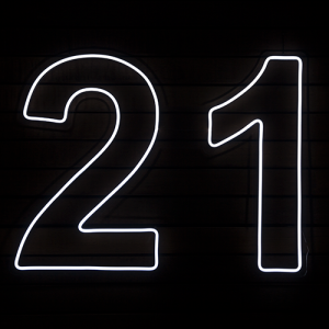 21 Neon Sign Hire