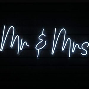 Mr & Mrs Neon Sign Hire
