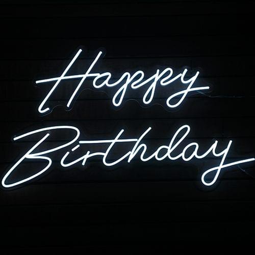 Happy Birthday Neon Sign Hire - Image 2
