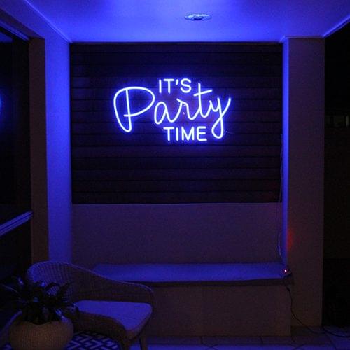 Its Party Time Neon Sign Hire - Image 4