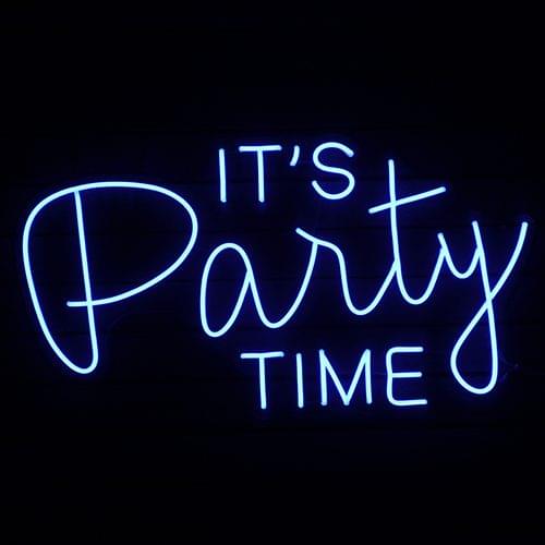 Its Party Time Neon Sign Hire - Image 3