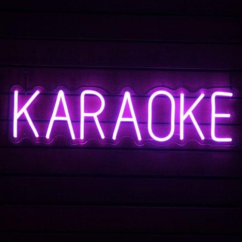 Karaoke Neon Sign Hire