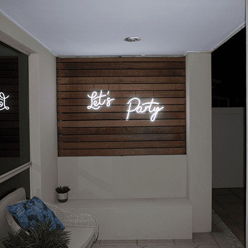 Lets Party Neon Sign Hire - Image 2