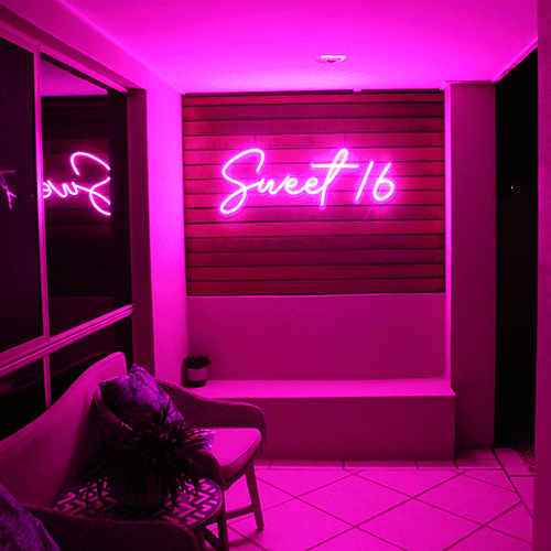 Sweet 16 Neon Sign Hire - Image 2